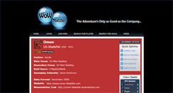 Desktop Screenshot of omen-bladefist.wowmatcher.com