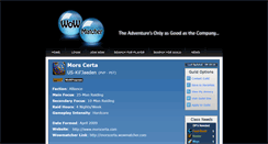 Desktop Screenshot of morscerta.wowmatcher.com
