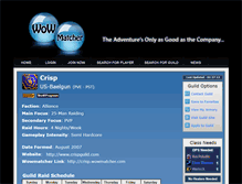 Tablet Screenshot of crisp.wowmatcher.com