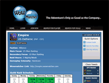 Tablet Screenshot of empire.wowmatcher.com